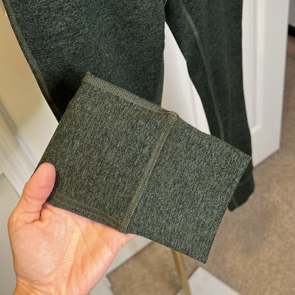 NWT Calme Johnny Was Ease Space Dye High Waisted Leggings Heathered green - Picture 8 of 13